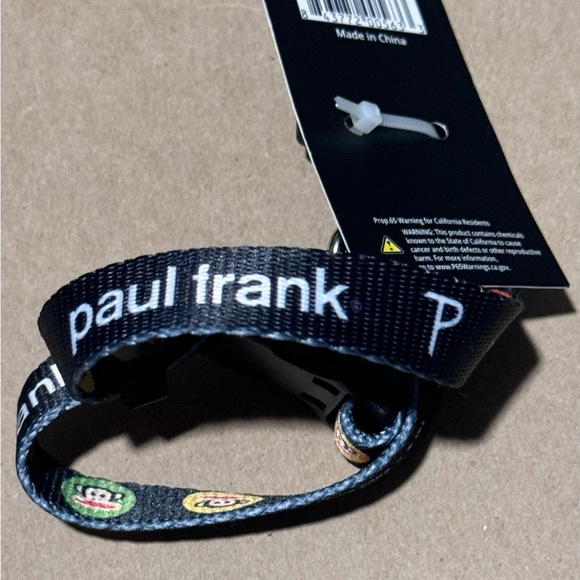 PAUL FRANK COLORFUL CIRCLES ADJUSTABLE DOG COLLAR SIZE MEDIUM - Picture 4 of 6